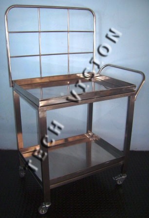 Carrinho de aço inox